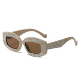 (6 PACK) Wholesale Sunglasses Unique Women Cat Eye 2024 - BulkSunglassesWholesale.com - Frame Tea Lens